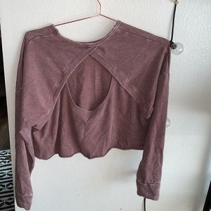 Colsie cropped long sleeve